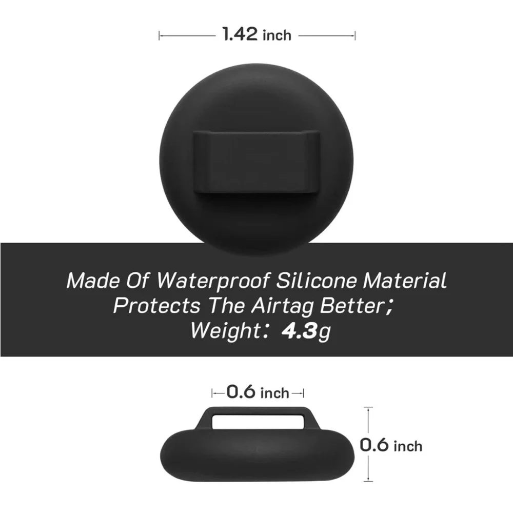 2 Pack Airtag Cat Collar Breakaway Bell Reflective Apple Airtag Compatible